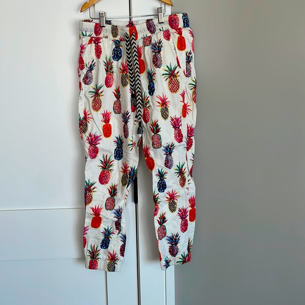JCrew pineapple pants